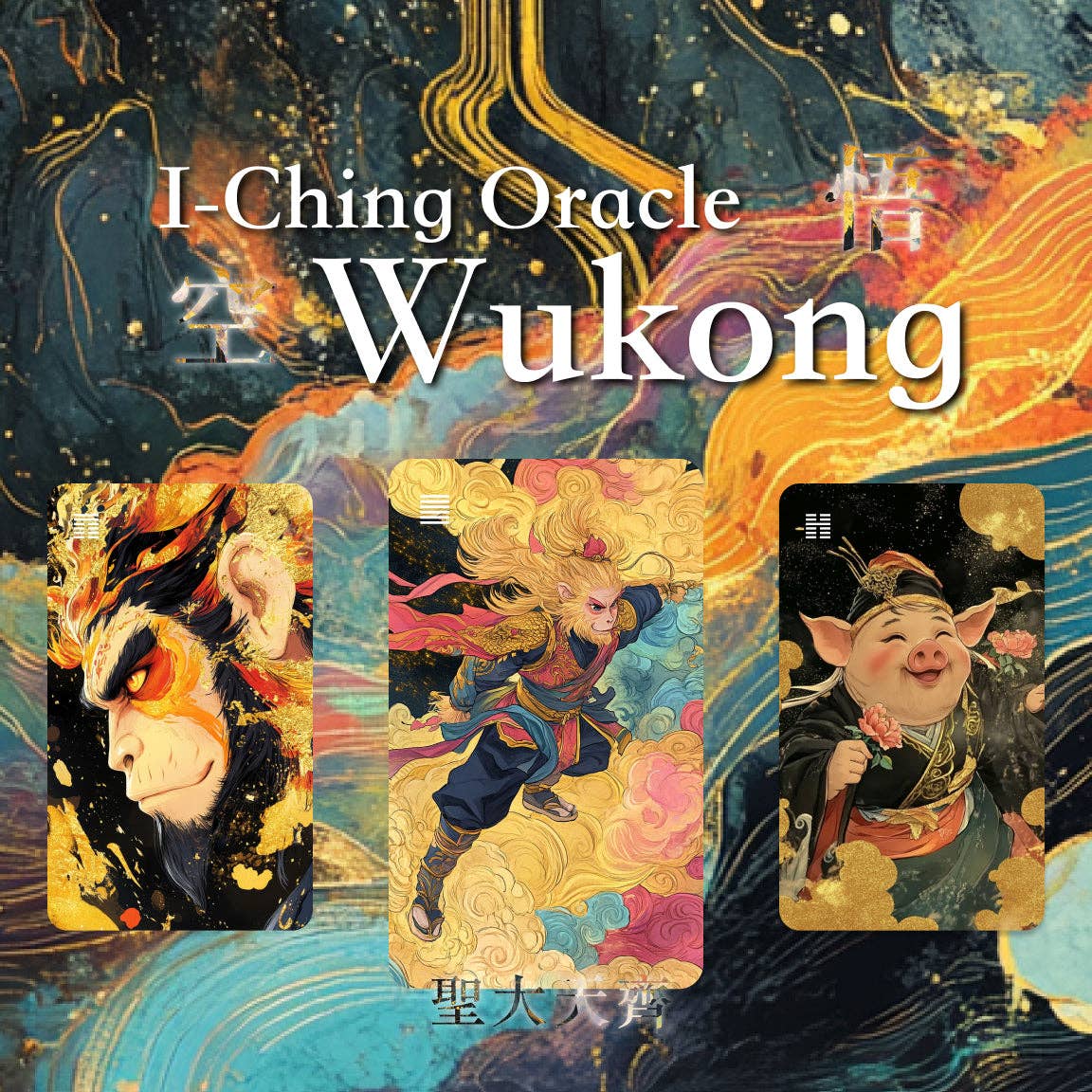 Vermilion Collection - Wholesale Tarot Cards - I-Ching Oracle Wukong Edition8