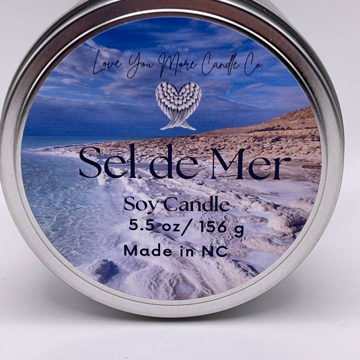 Sel De Mer Soy candle for wholesale by Love You More Candle Company