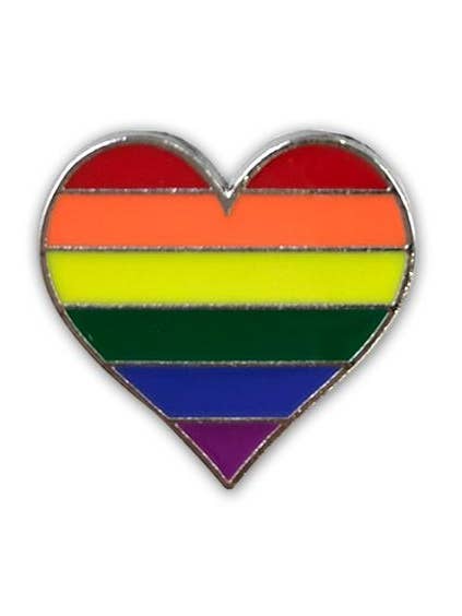 LGBTQ+stift: Rainbow Heart för wholesale av TrendyLake