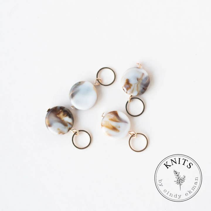 KNITS by ce AB - Wholesale Knitting/Crochet Supplies - Stickmarkörer - eleganta pärlor & symboler7