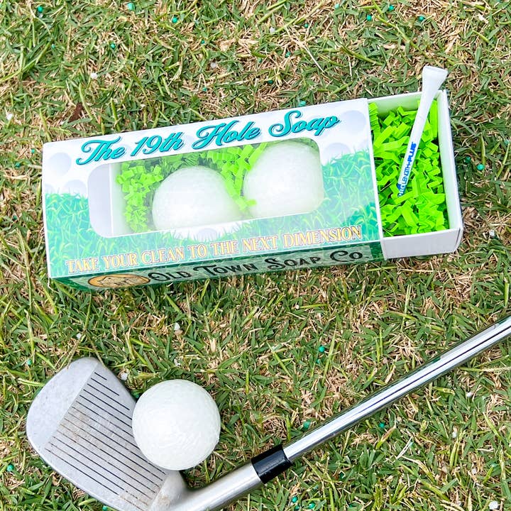 Old Town Soap Co. - Wholesale Bar Soap - Golf Ball Soap! The perfect soap for golfing fanatics!