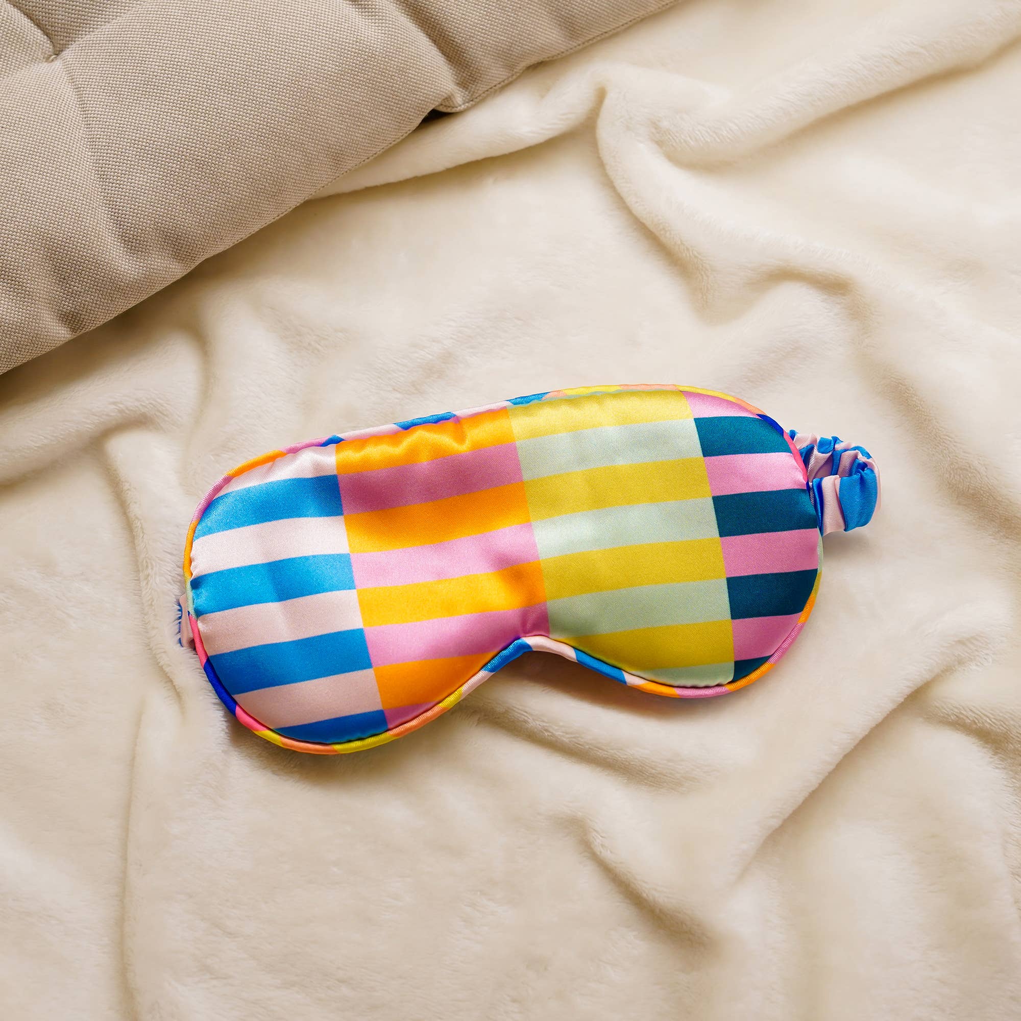 Oli Olsen – wholesale Sleep/eye mask – Helio Ferretti Striped Eye Mask - Multicolour0