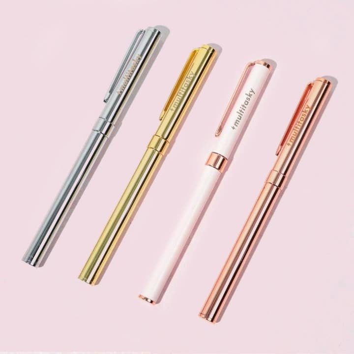 Minimalist Metallic Ink Pen for wholesale by Multitasky