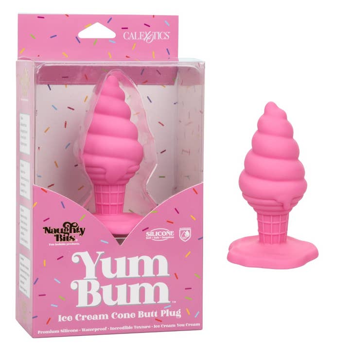 CalExotics - Wholesale Sex Toy - Naughty Bits Yum Bum Ice Cream Cone Butt Plug