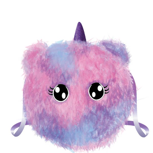 Triciclo Editores - Vendita all'ingrosso Borsa a tracolla - Bambini - Borse unicorno in peluche con glitter in colori rosa, viola, bianco e arcobaleno8
