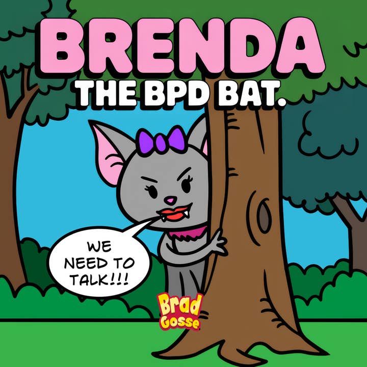 Brenda die BPD-Fledermaus (Signierte Ausgabe) für den Großhandel von Brad Gosse