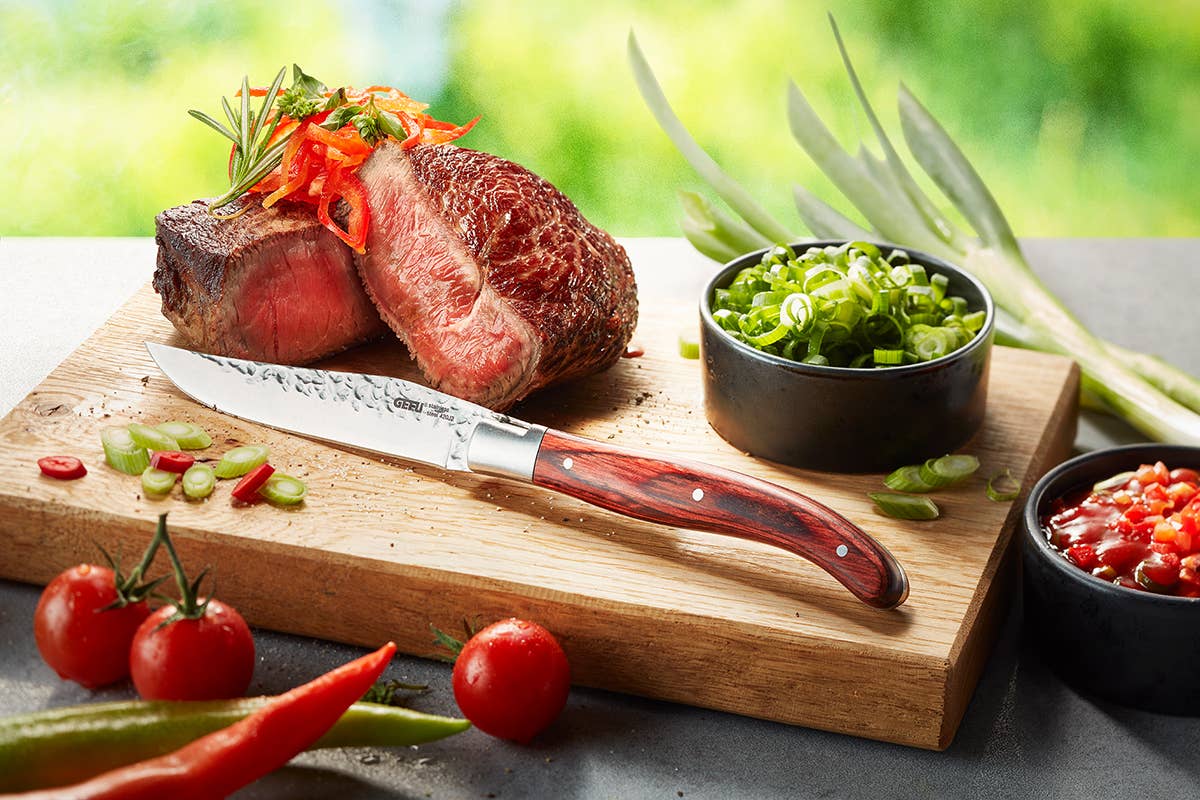 Gefu GmbH – Conjunto de facas por atacado – Conjunto de facas de bife RANCHO, 6 peças1