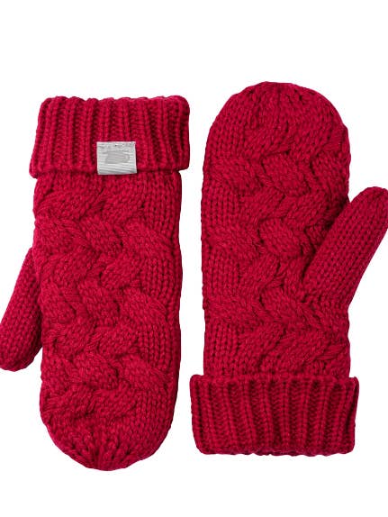 Twisted Texture Cozy Mittens for wholesale by LATTELOVE by Coffee Shoppe
