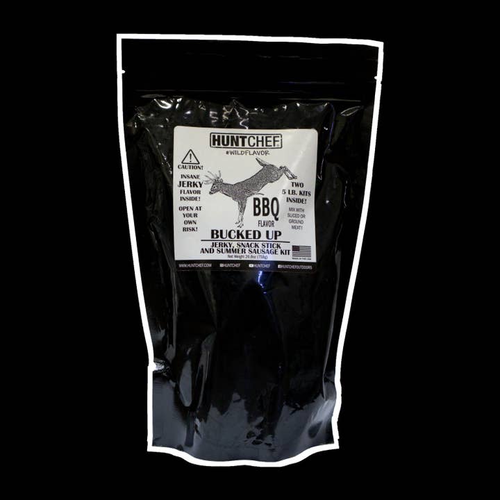 Bucked Up BBQ Jerky Kit (Case of 6) for wholesale by Heritage Milling