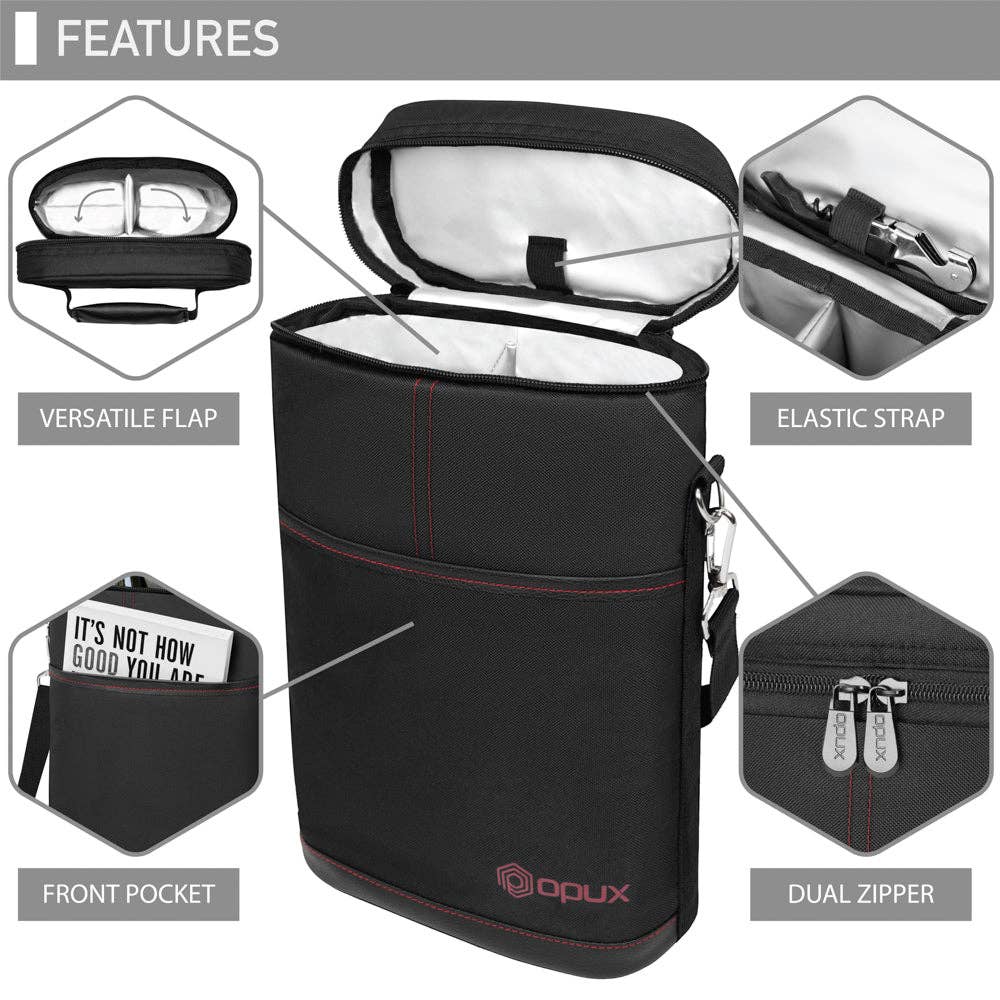 OPUX – Großhandel Weintasche – Weintragetasche für 2 Flaschen18