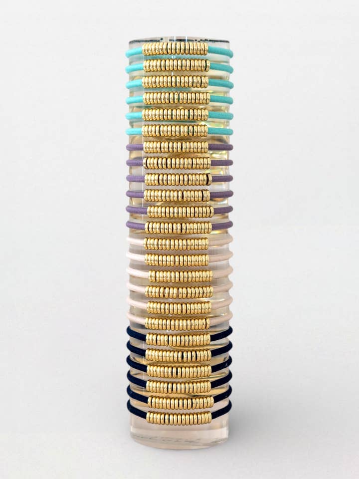 DISC MEDITERRANEAN - MIX & MATCH / BRACELET / HAIR TIES / SPRING / SUMMER / 2026/ 24 PCS for wholesale by By Lilla