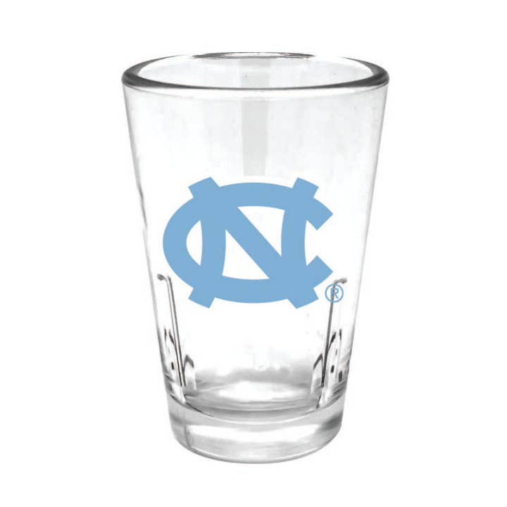 2oz North Carolina Tar Heels Tritan Collector Glass for wholesale by Indigo Falls