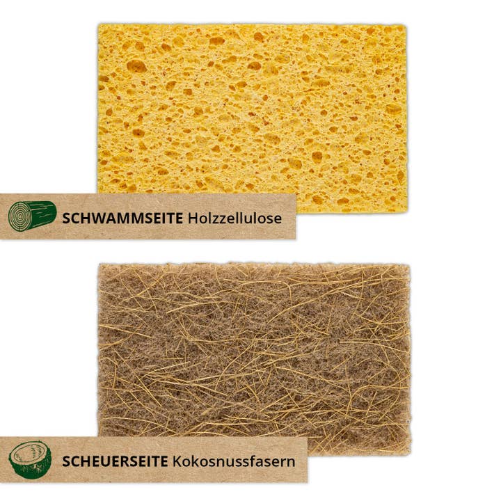 PROTEA – Großhandel Küchenhandtuch – Küchen Starter-Set: Nachhaltige Mikrofasertücher, 2x Öko-Spü