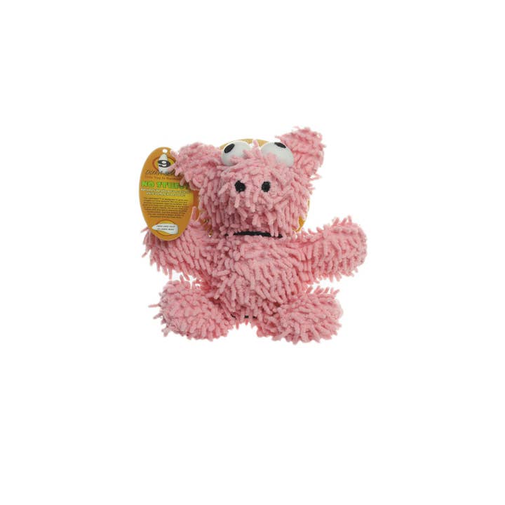 Tuffy Dog Toys - VIP Products - Wholesale Pet Squeaky Toy - Dog - Mighty Jr Microfiber Ball Pig, Durable, Squeaky Dog Toy