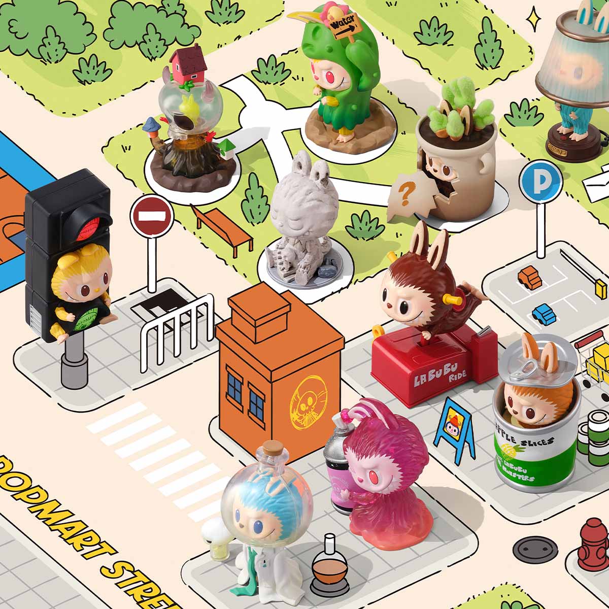 Springer Décor - Vente Figurine décorative - LES MONSTRES Figurines de la série Presque Cachée2