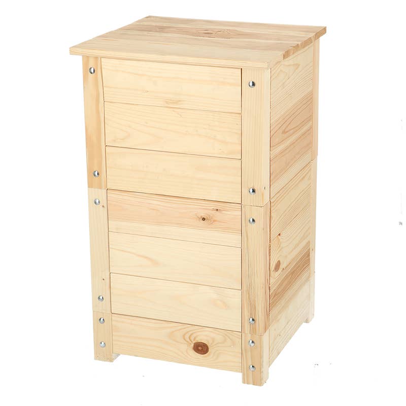 Esschert Design USA - Vente Pot - Composteur à vers, Bois, Naturel1