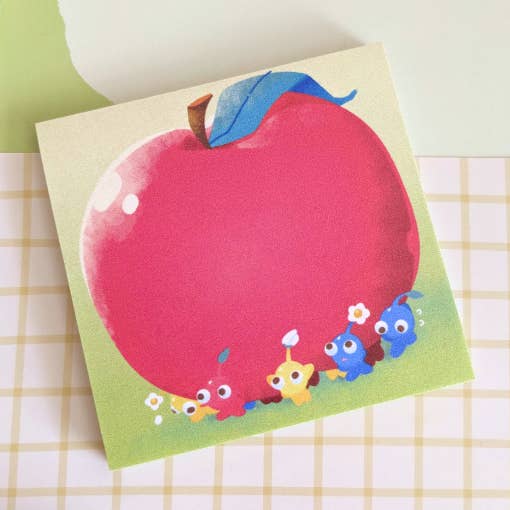 Apple Gathering - Notes autocollantes Post-it de 3 po x 3 po pour la vente par Minomino