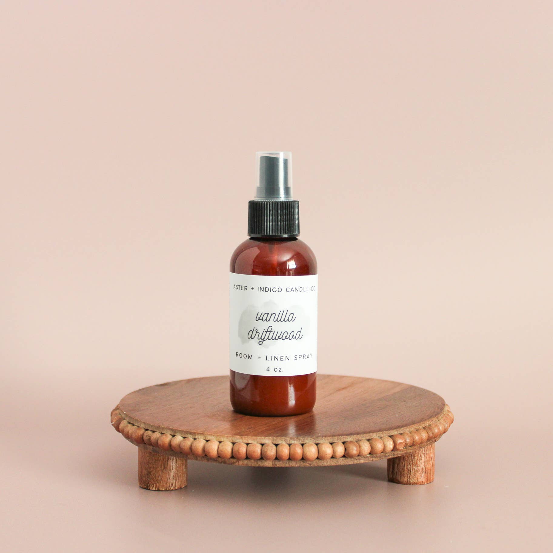 Aster + Indigo Candle Co. - Wholesale Room & Linen Spray - Vanilla Driftwood | Room + Linen Spray | 4oz