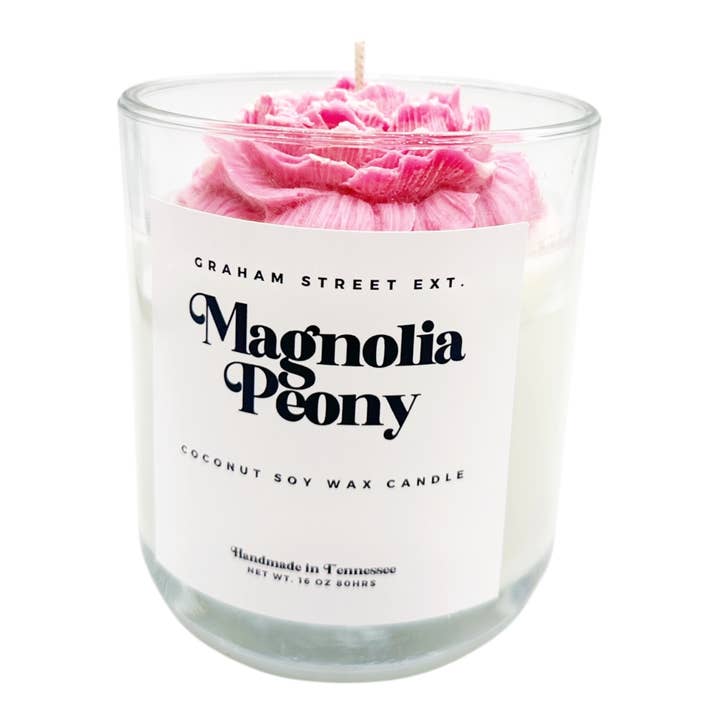 Graham Street Ext. - Wholesale Novelty Candle - Magnolia and Peony Candle 1