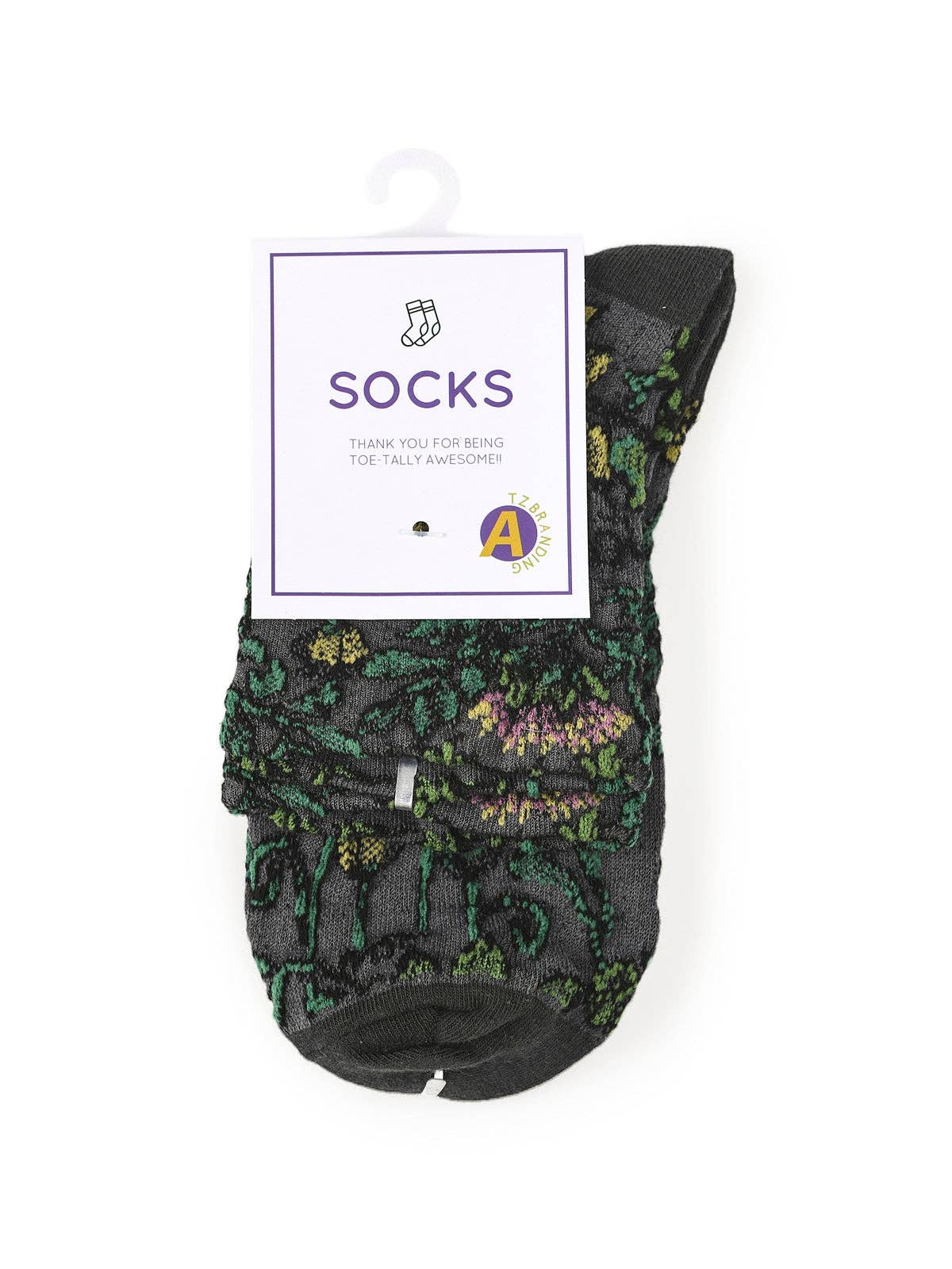 Funkyrel® Atzbranding Limited – wholesale Strumpor - Dam – Rufia - 3D-blommiga bohemiska damstrumpor15