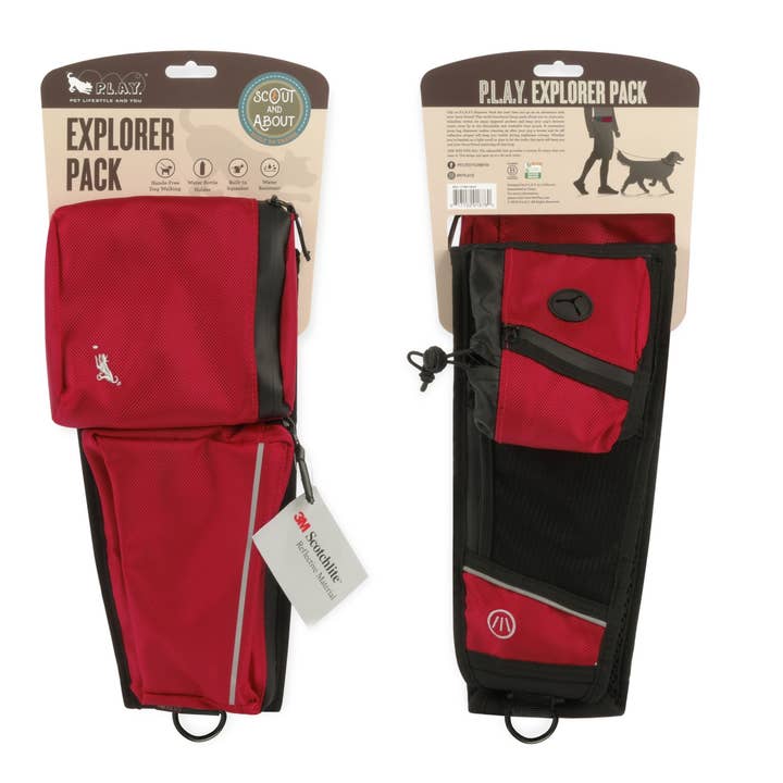 P.L.A.Y. Pet Lifestyle and You - Wholesale Pet Treat Bag - Dog - Scout & About Explorer Pack9