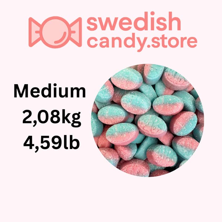 Swedish Candy.Store - Swedish Candy - Vente Bonbons gélifiés - BUBS Goody Framboise/Myrtille Vegan Bonbons Suédois en Vrac1