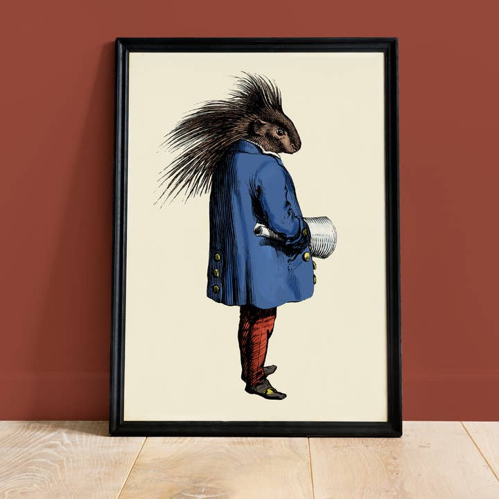 French Edition Punk Poster Portrait for wholesale by Colette de B.