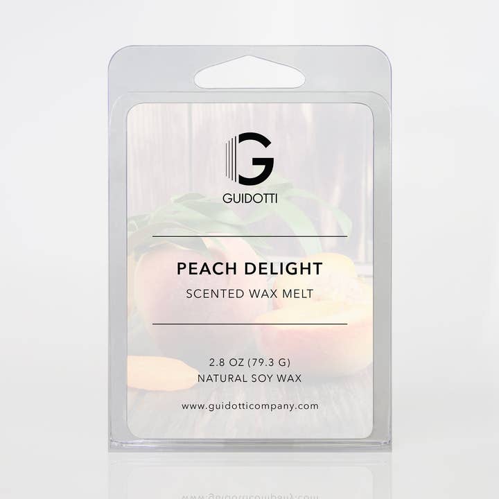 Peach Delight Wachsschmelze für den Großhandel von Guidotti Candle