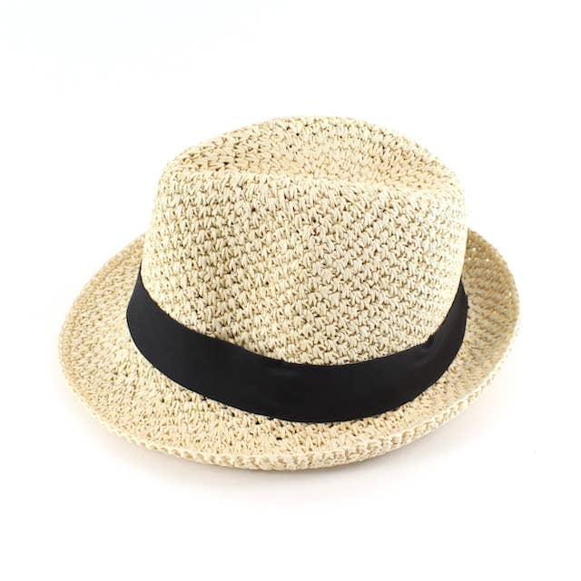 Pretty Persuasions - Vendita all'ingrosso Cappello di paglia - Unisex - H24008 Cappello Panama Mami Heat Rafia3