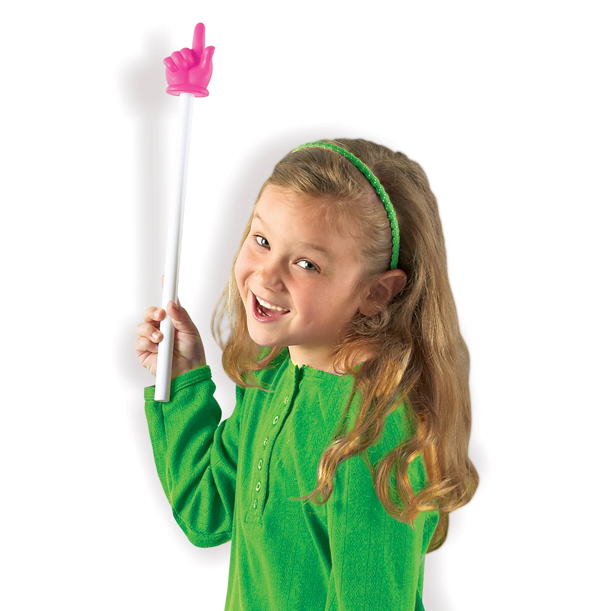 Learning Resources - Vente Lot de jouets – enfant - Pointeurs à main arc-en-ciel de 15 pouces, ensemble de 10 sur présentoir2