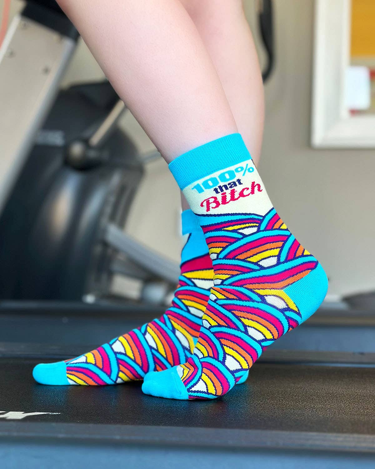 Fabdaz - Wholesale Socks - Women's - 100% That Bitch Ladies' Novelty Crew Socks6