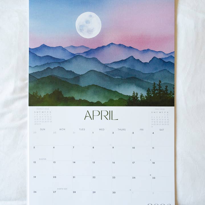 Shelby Thayne Art - Wholesale Calendar - 2026 Mountain Nature Calendar | Hanging Wall Calendar3