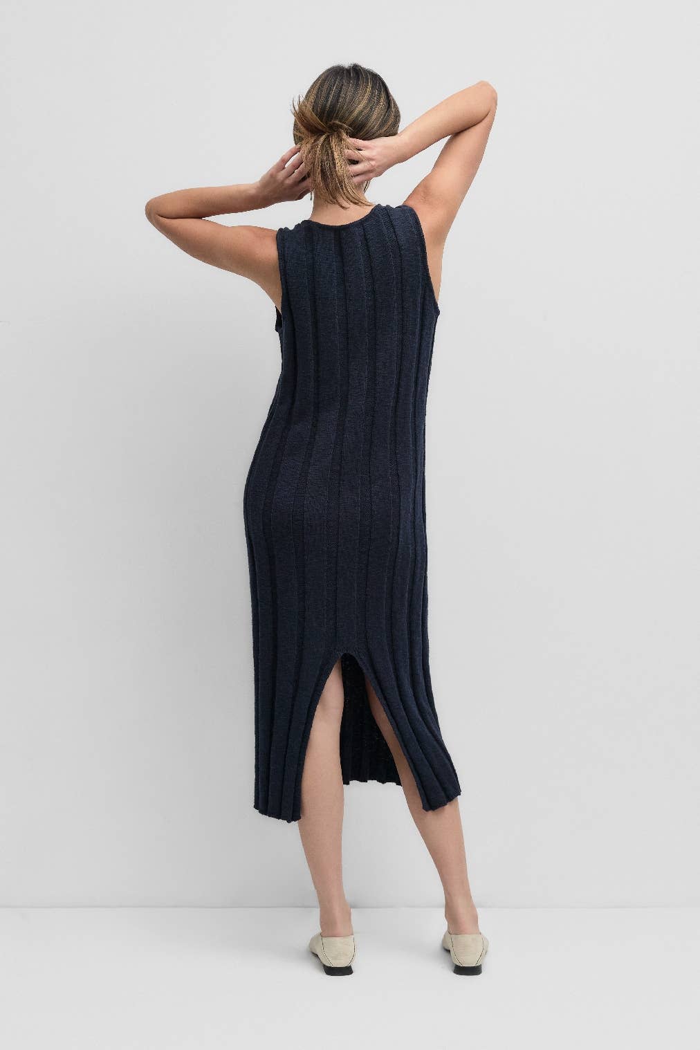 MOD REF - Wholesale Dress - Women's - The Haley Dress | Heavyweight Ribbed Tank Dress1