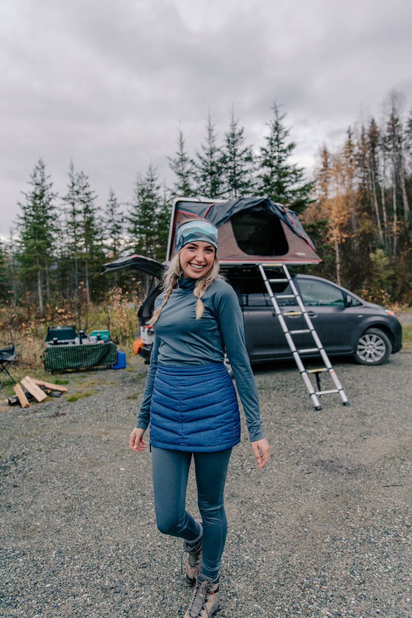 Slate Katabatic Merino Wool Base Layer Bottoms for wholesale on Faire8