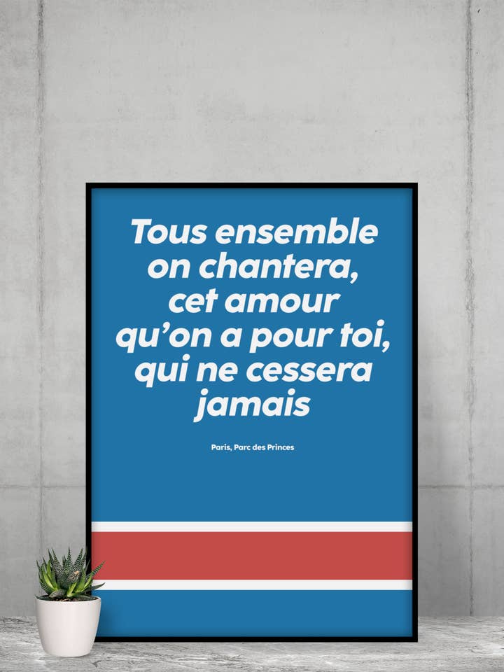 Poster Denne kærlighed vi har til dig for engroshandel hos Foot Dimanche