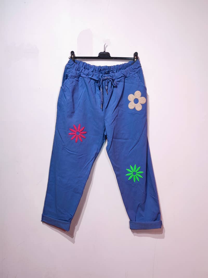 Pomelo paris - Wholesale Pants - Women's - MOON PANTS 3 FLOWERS5