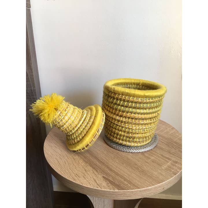 marrakeshop - Wholesale Basket - Moroccan Handwoven Berber Pot Basket7