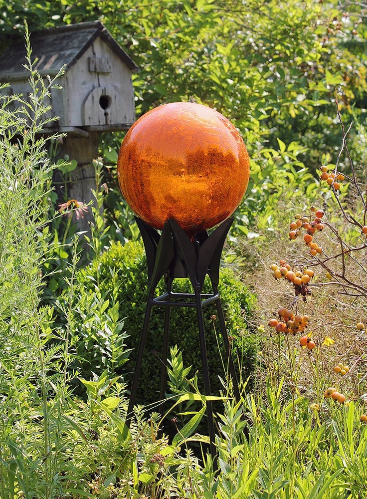 ACHLA Designs - Wholesale Outdoor Ornament/Decor - Gazing Globe Stand with Base0