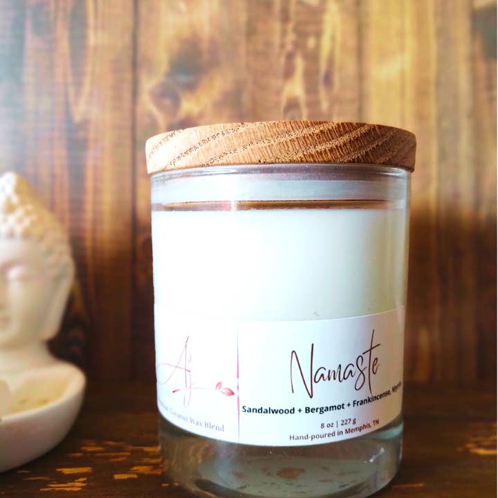 Namaste for wholesale by Aromatic Joy Candle Company