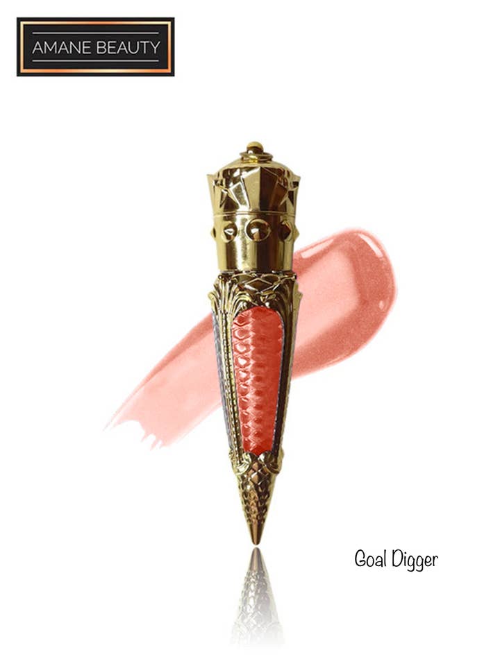 Goal Digger Warm Pink Lipgloss - Trendy Retail for wholesale by Amane Beauty