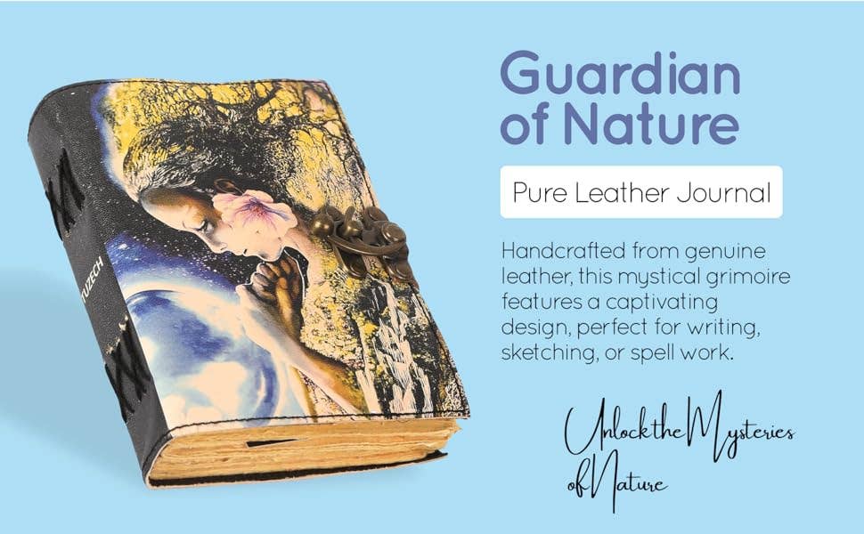 Tuzech Leather – wholesale Journal och dagbok – TUZECH läderklätt anteckningsbok med grimoirestil och ojämna kanter för män och kvinnor94