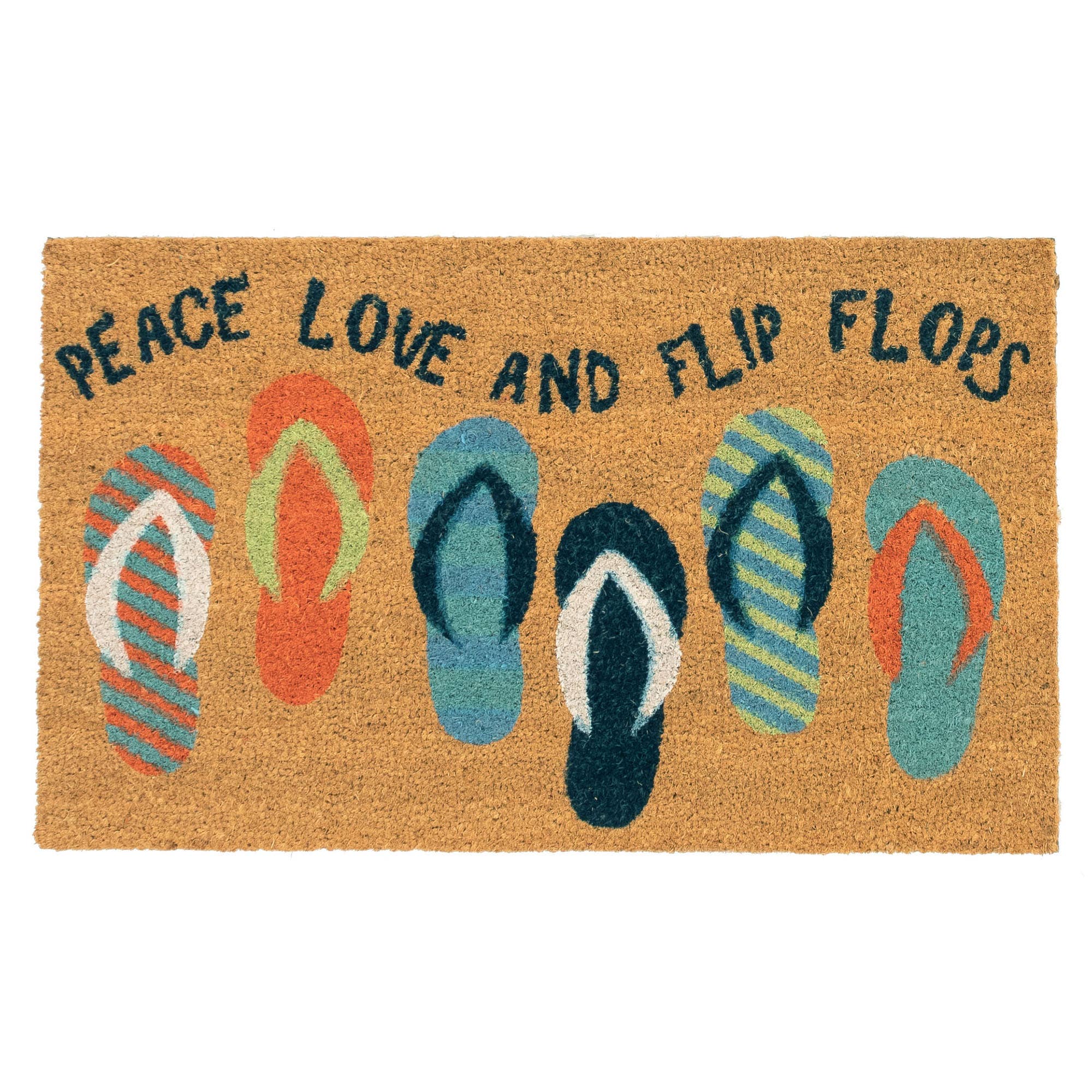 Liora Manne - Wholesale Door Mat - Natura Flip Flops Outdoor Mat0