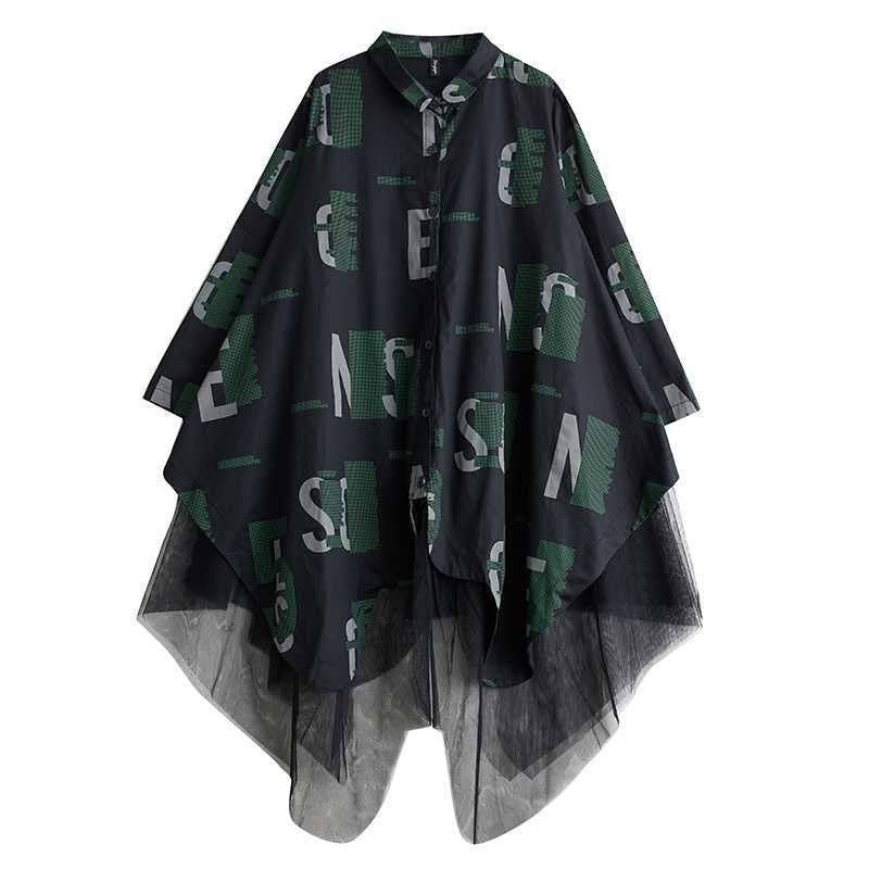 PRETO Vestido solto plus size em malha, comprimento médio e mangas longas para venda a revendedores na Faire3