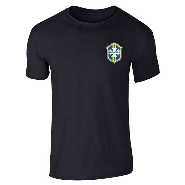 Brazil Futbol Soccer National Team Football Unisex Tee for wholesale by Pop Threads