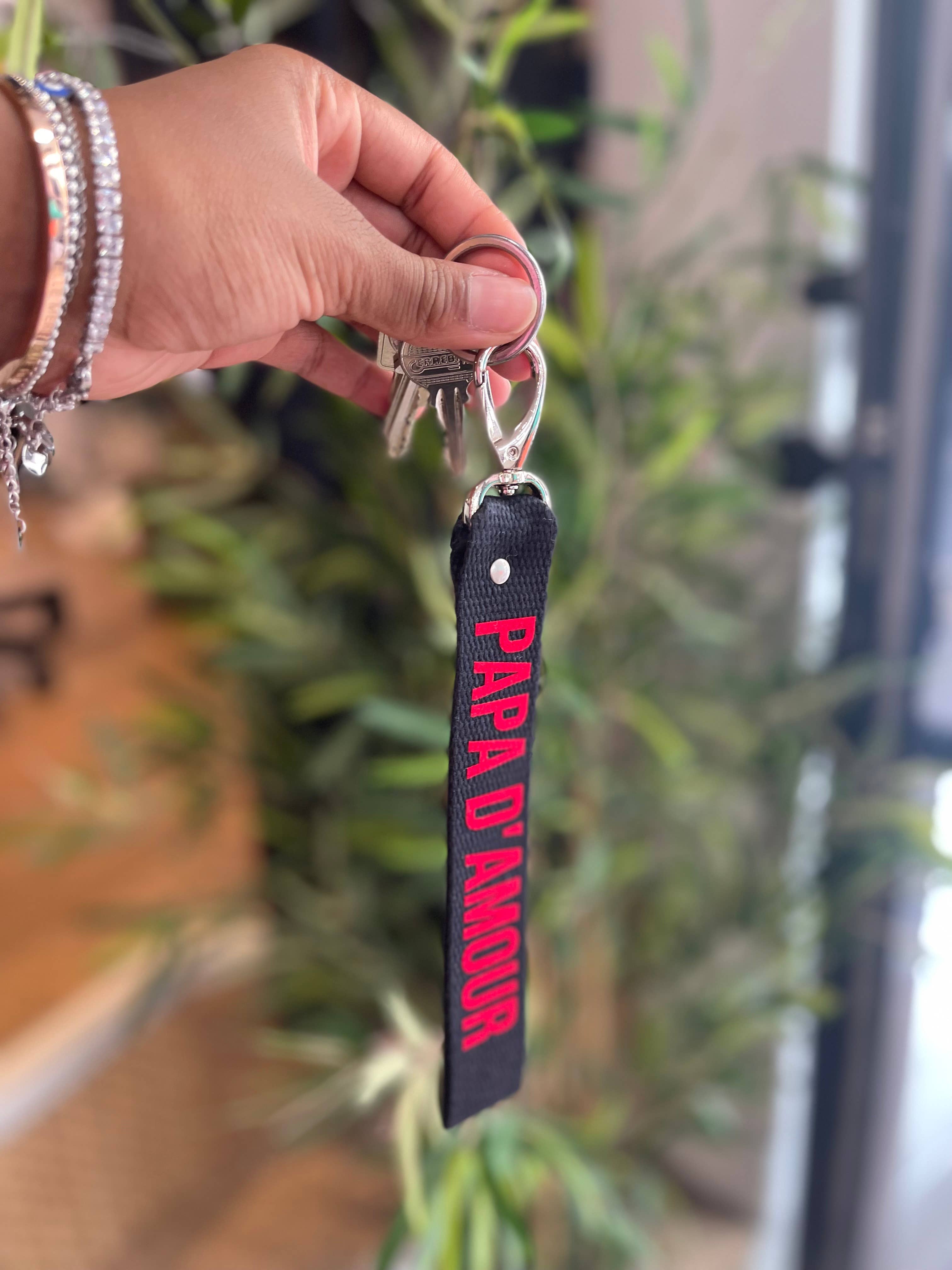 Toiles Chics – wholesale Nyckelring - Unisex – ”Papa d'Amour” Marine Keychain0