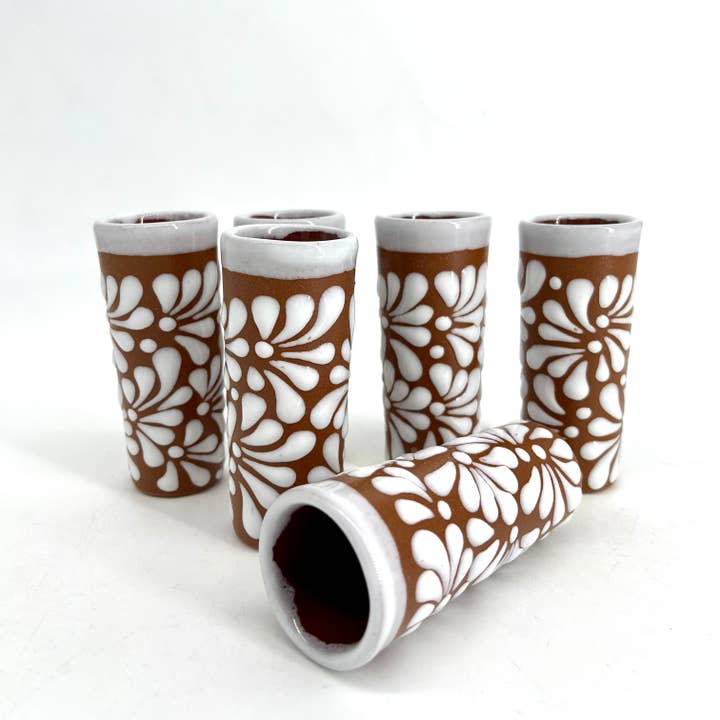 Mexican Tequileros in Brown with White Accents for wholesale by Fiesta McAllen LLC