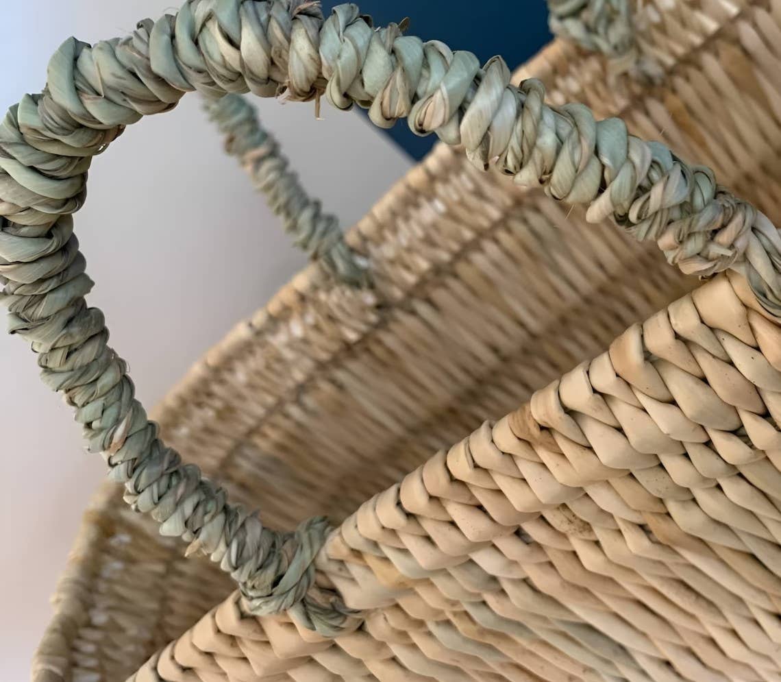 Melecraft - Wholesale Beach Bag - Straw bags gardener French wicker basket, Moroccan handmade4