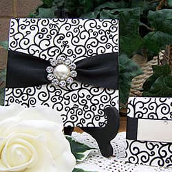 Imaginediy – material para artesanato por atacado – Papel Venus Flocado Preto1