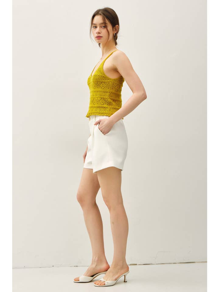 Be Cool - Wholesale Tank Top - Women's - CROCHET KNIT TANK