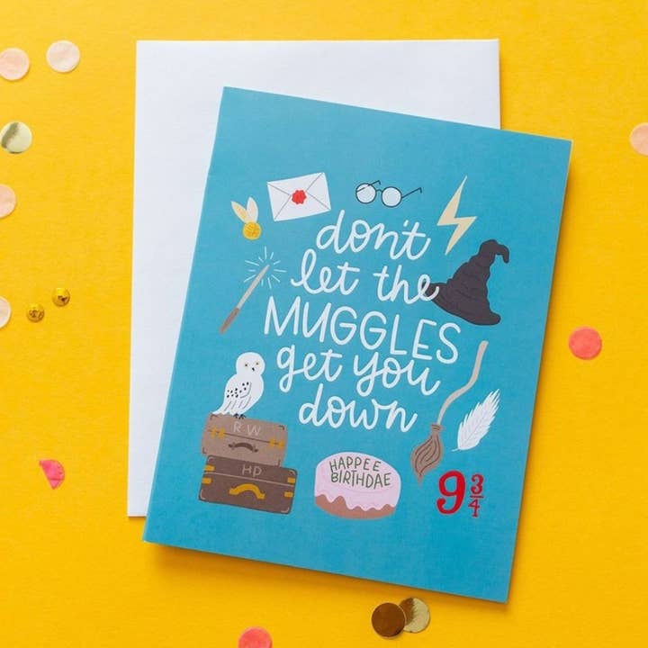 Harry Potter Inspired Encouragement Greeting Card for wholesale by Pippi Post